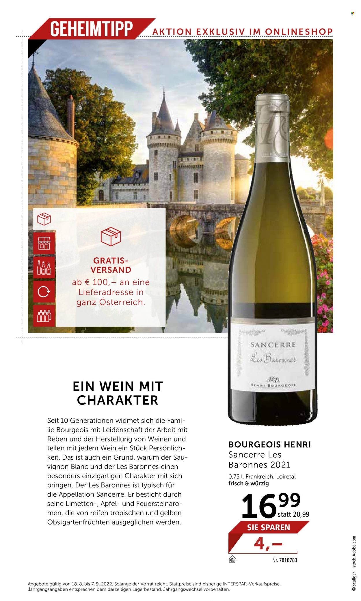 Angebote INTERSPAR - 18.8.2022 - 7.9.2022. Seite 2