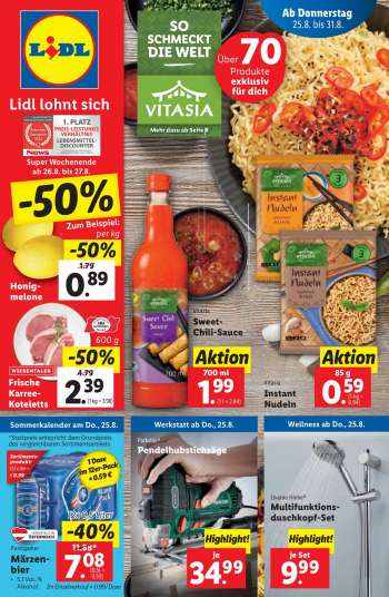 Angebote Lidl - 25.8.2022 - 31.8.2022.