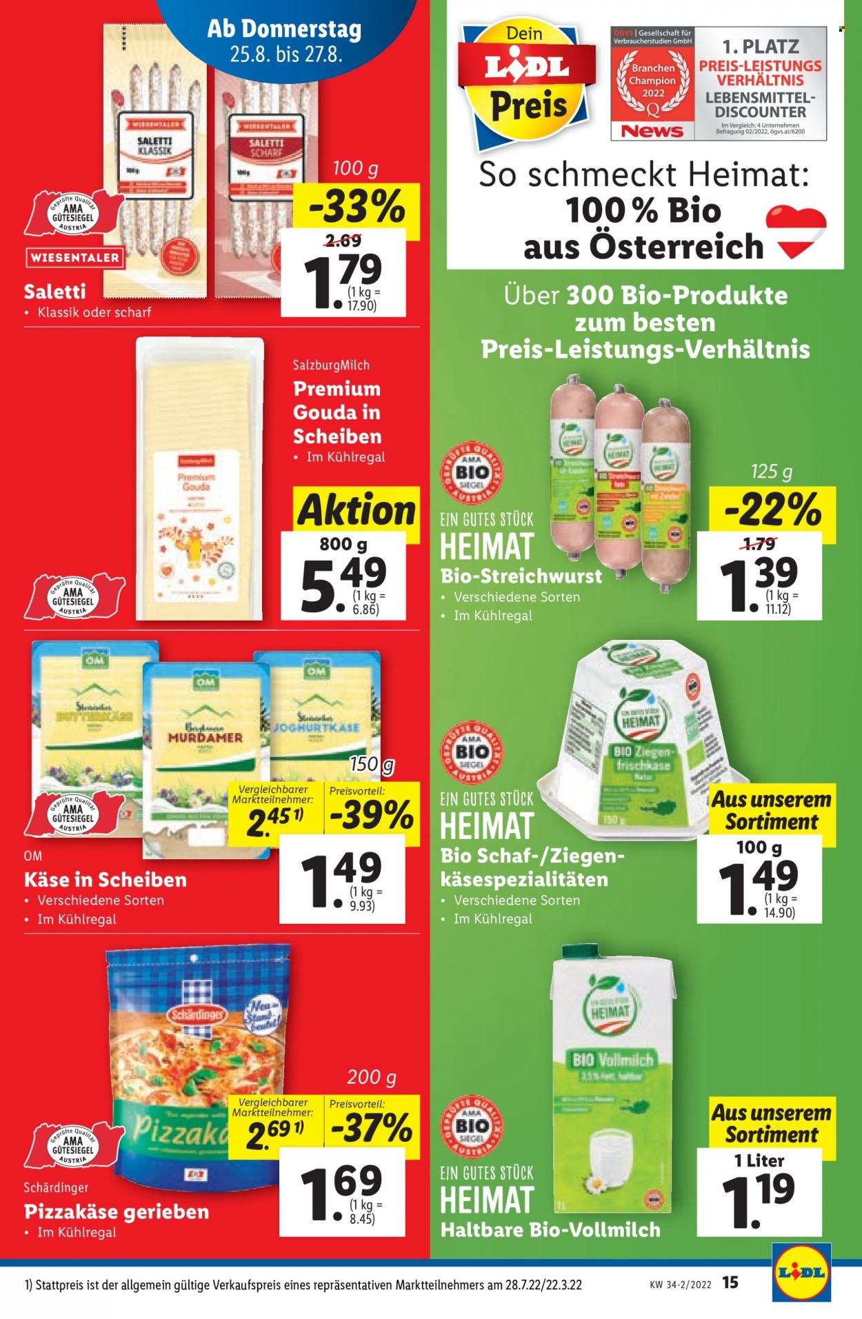 Angebote Lidl - 25.8.2022 - 31.8.2022. Seite 15