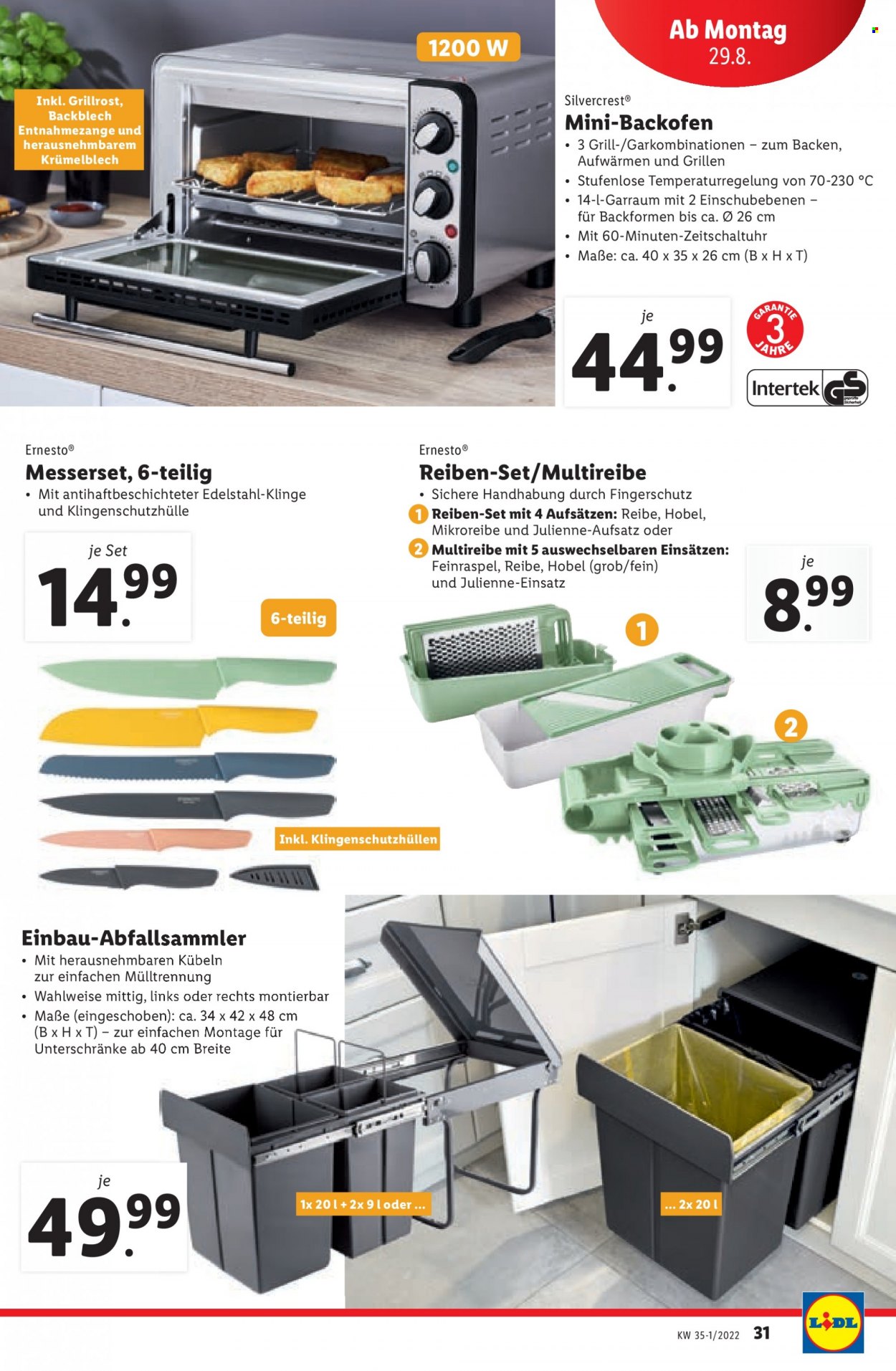 Angebote Lidl - 25.8.2022 - 31.8.2022. Seite 31
