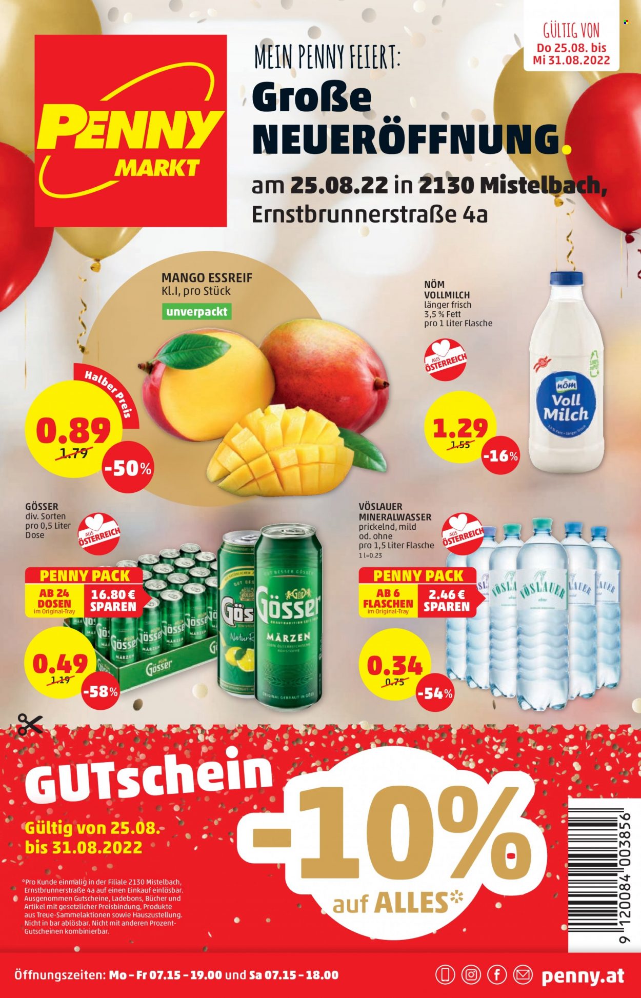Angebote Penny - 25.8.2022 - 31.8.2022. Seite 1