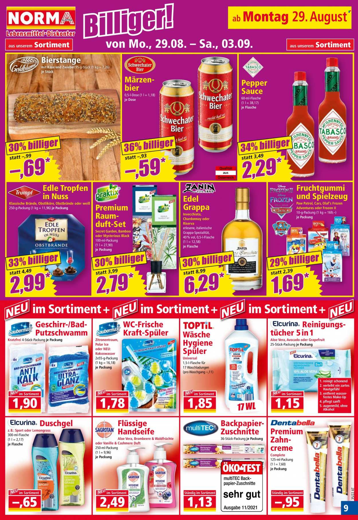 Angebote Norma - 29.8.2022 - 3.9.2022. Seite 9