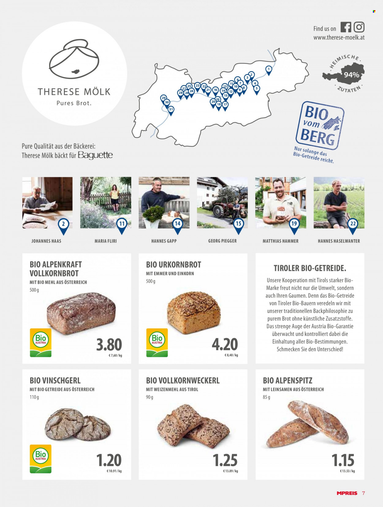 Angebote MPREIS - 22.8.2022 - 28.8.2022. Seite 7