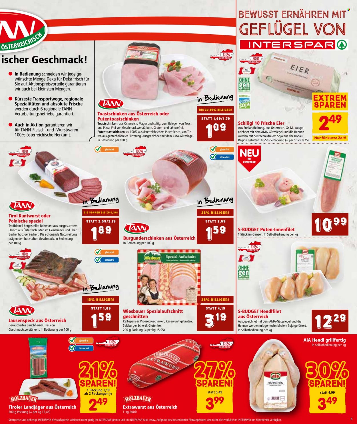 Angebote INTERSPAR - 25.8.2022 - 7.9.2022. Seite 5