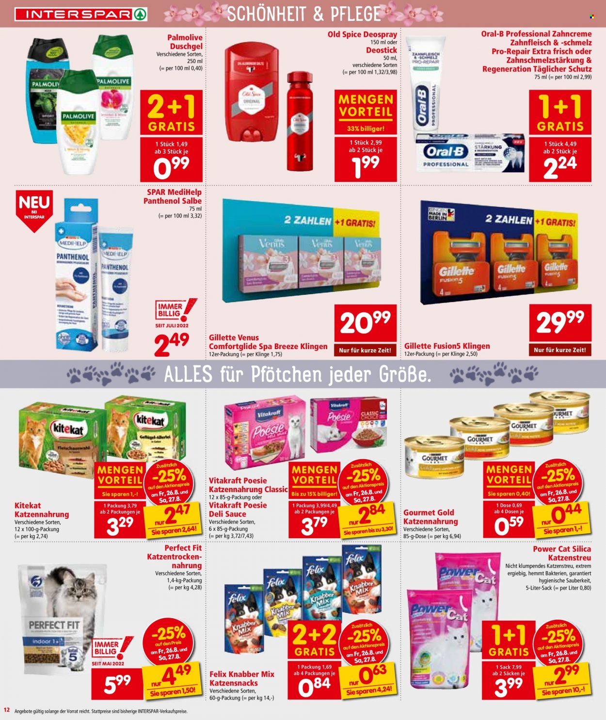 Angebote INTERSPAR - 25.8.2022 - 7.9.2022. Seite 12