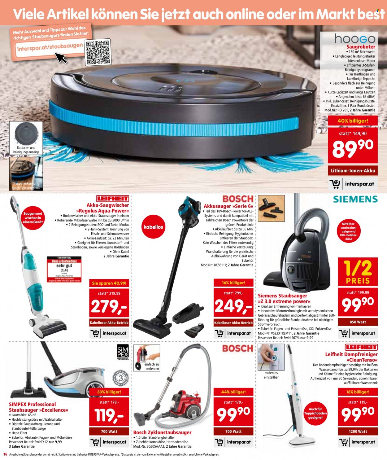 Angebote INTERSPAR - 25.8.2022 - 7.9.2022. Seite 16