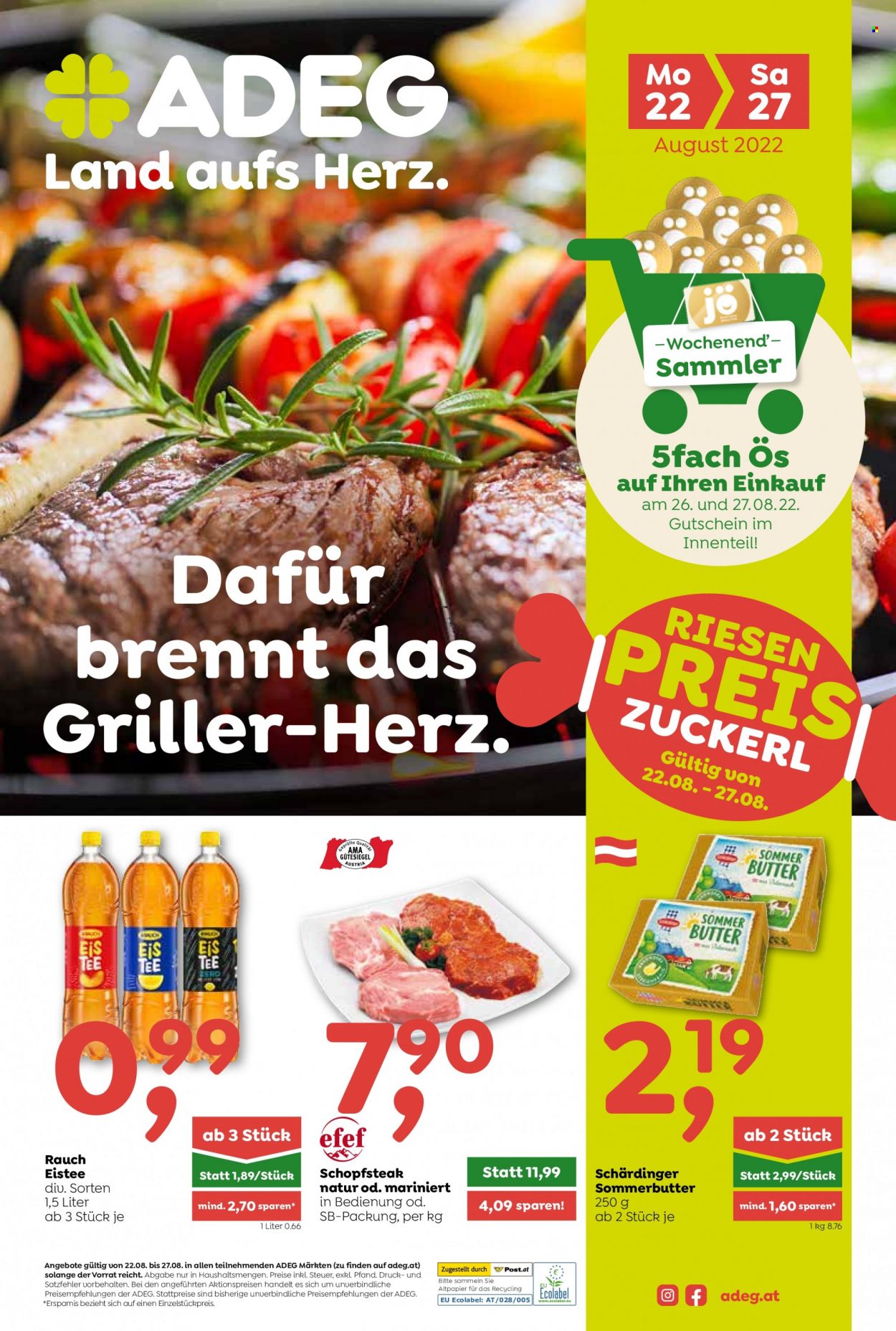 Angebote ADEG - 22.8.2022 - 27.8.2022. Seite 1