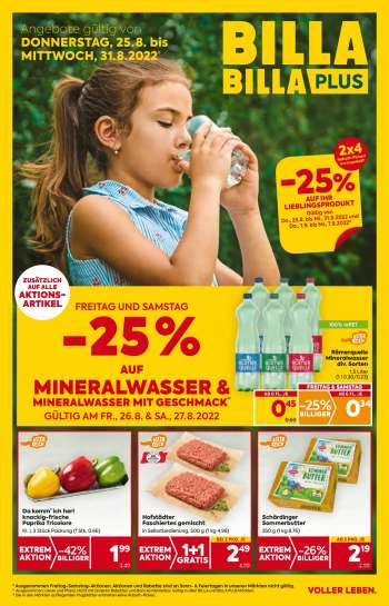 Angebote Billa - 25.8.2022 - 31.8.2022.