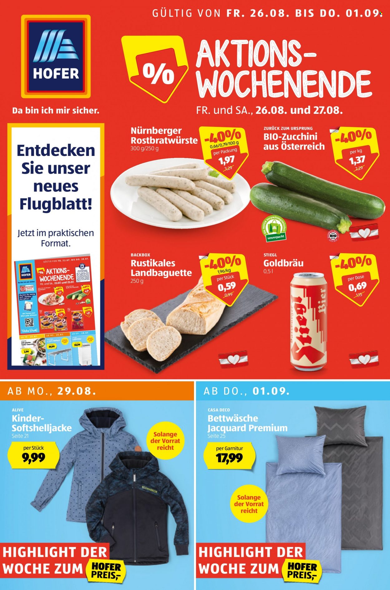 Angebote Hofer - 26.8.2022 - 1.9.2022. Seite 1