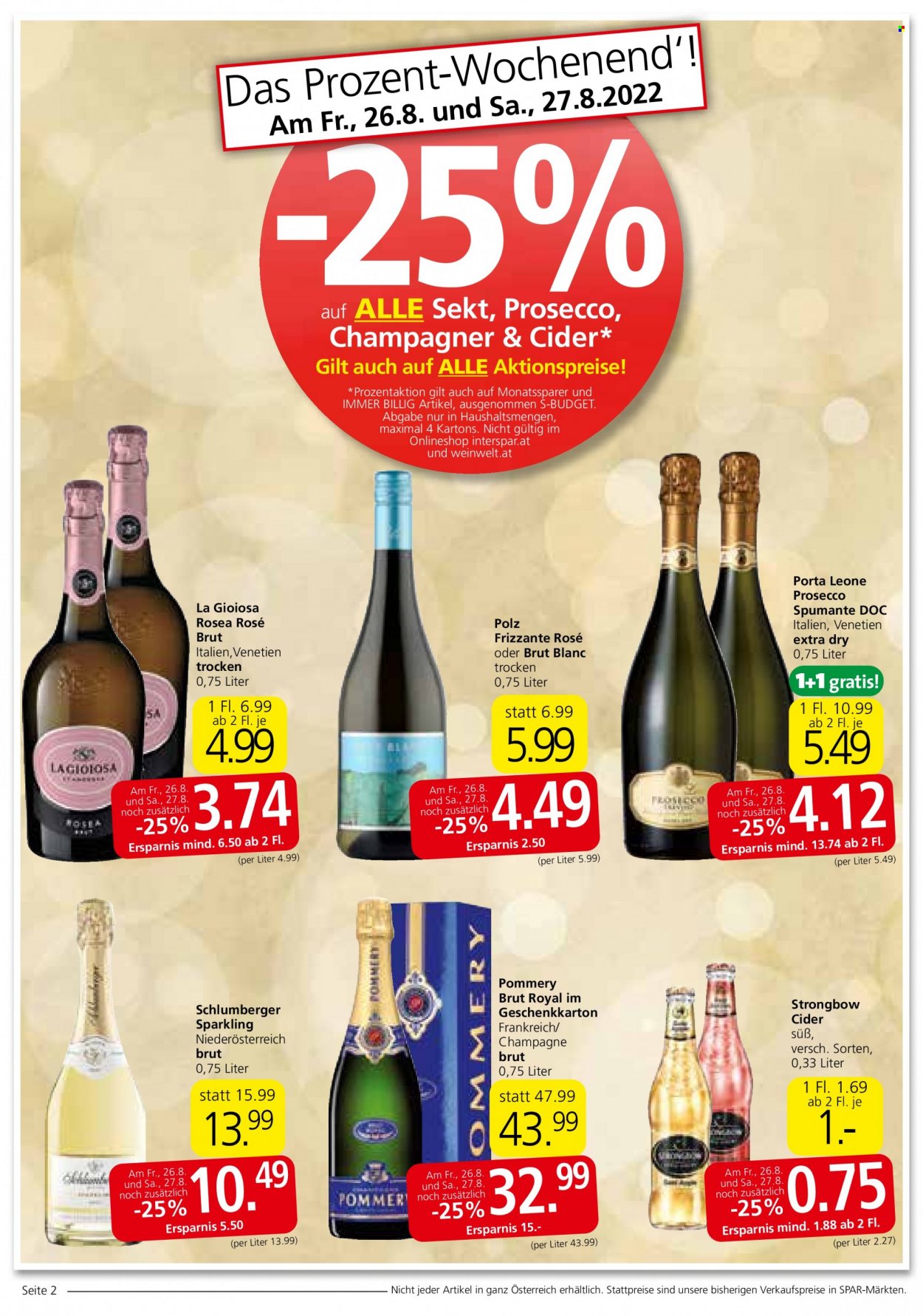 Angebote INTERSPAR - 25.8.2022 - 7.9.2022. Seite 2