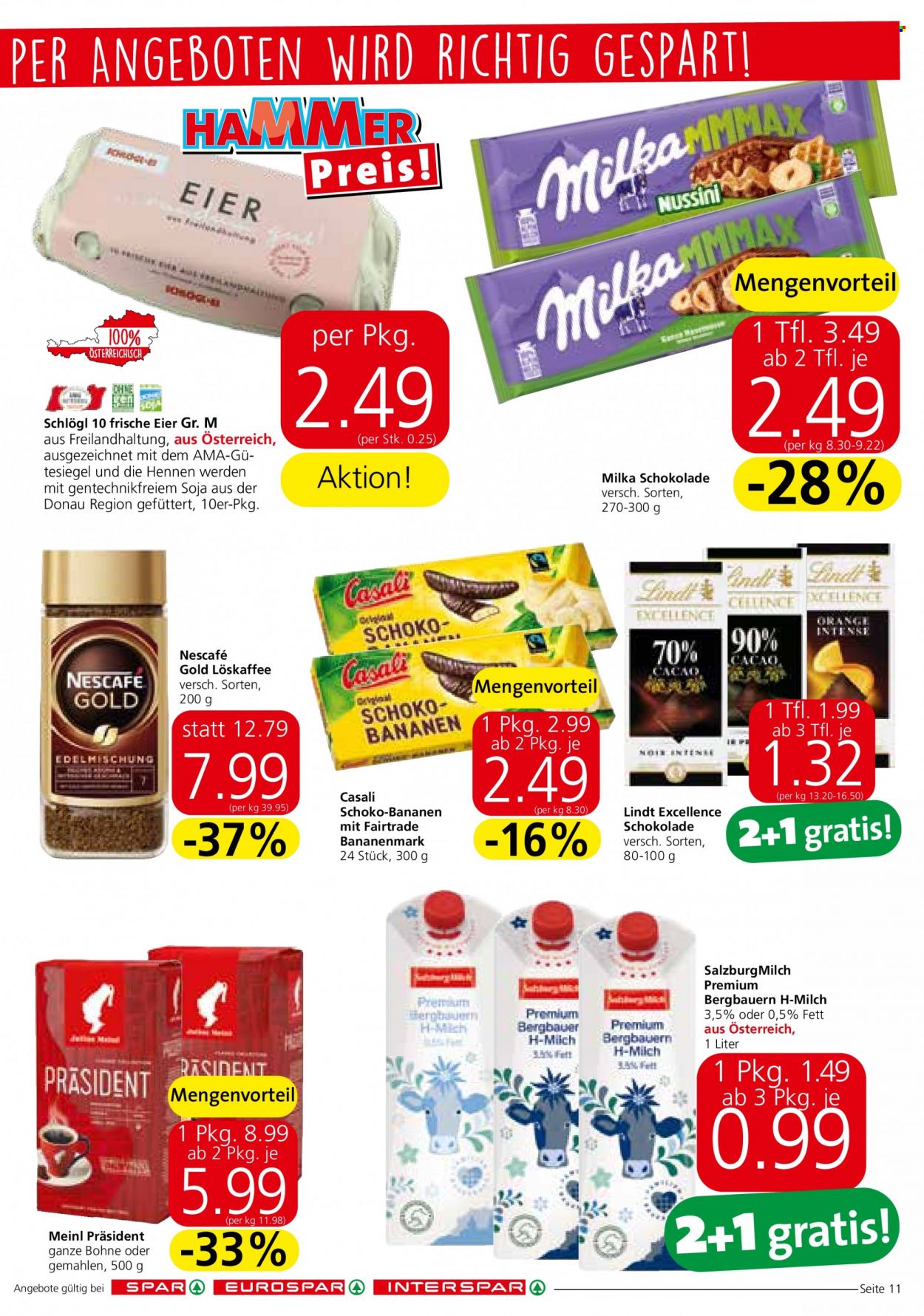 Angebote INTERSPAR - 25.8.2022 - 7.9.2022. Seite 11