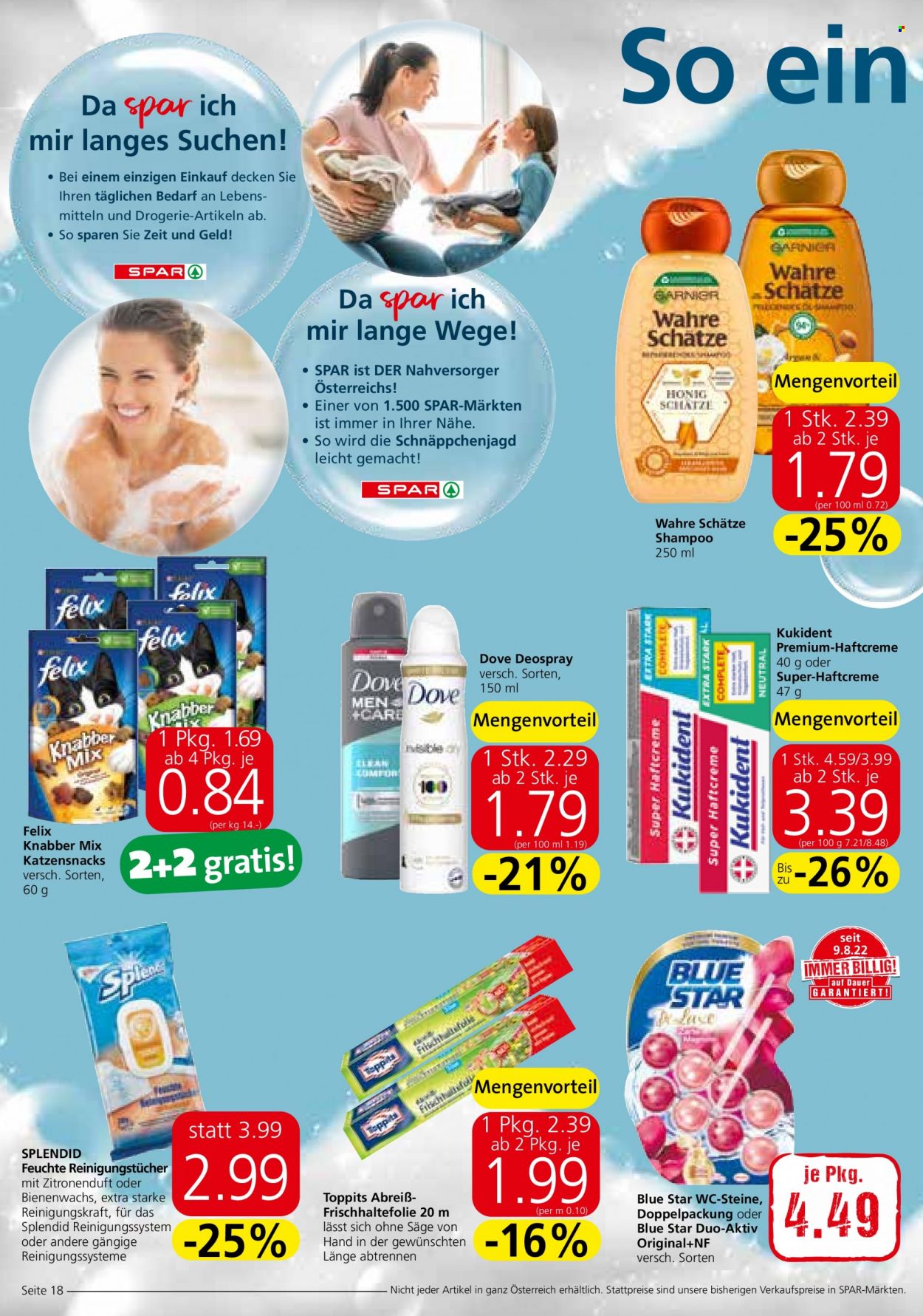 Angebote INTERSPAR - 25.8.2022 - 7.9.2022. Seite 18