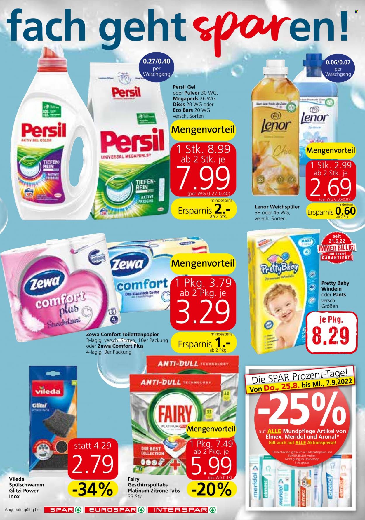 Angebote INTERSPAR - 25.8.2022 - 7.9.2022. Seite 19