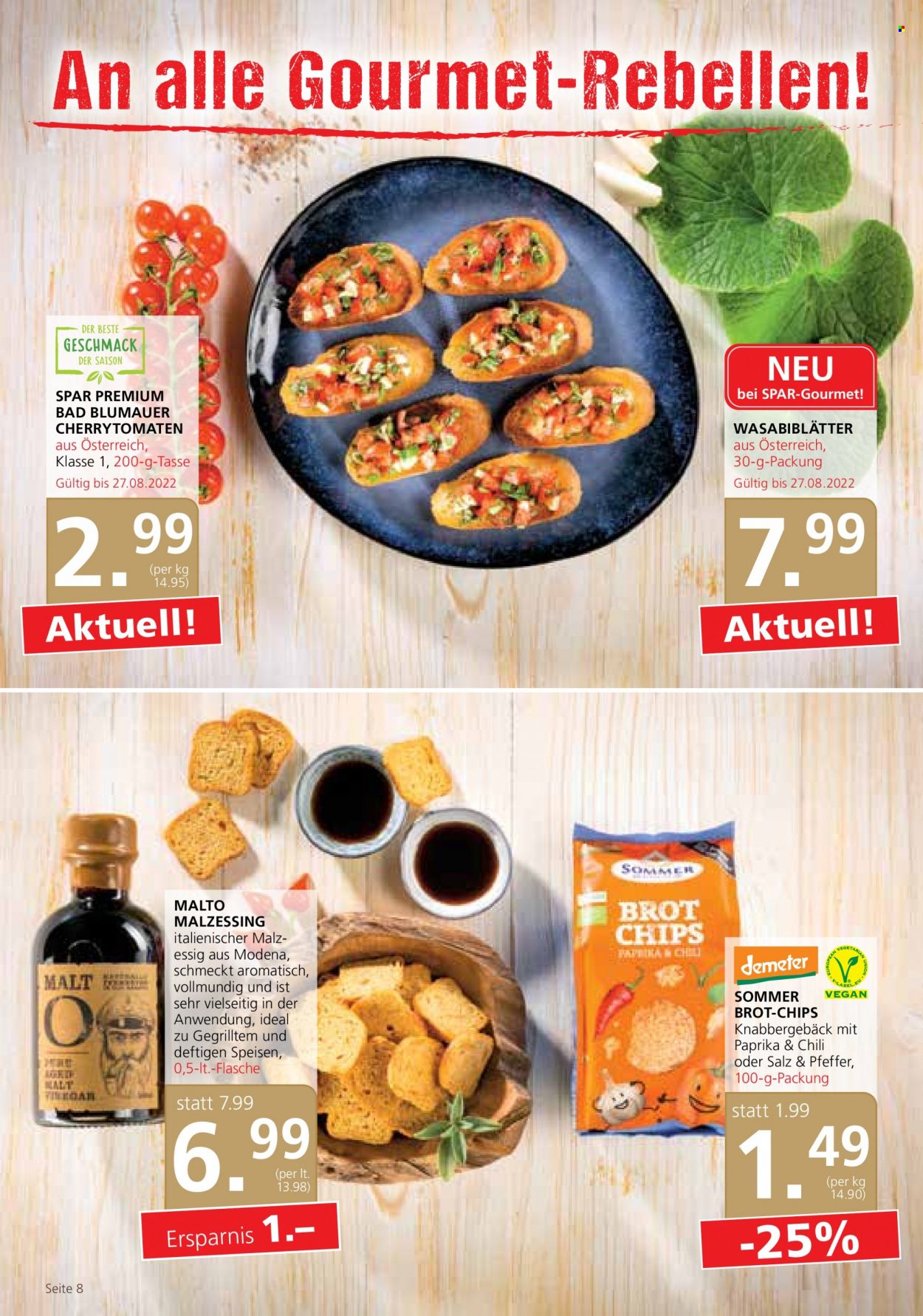 Angebote SPAR - 25.8.2022 - 7.9.2022. Seite 8
