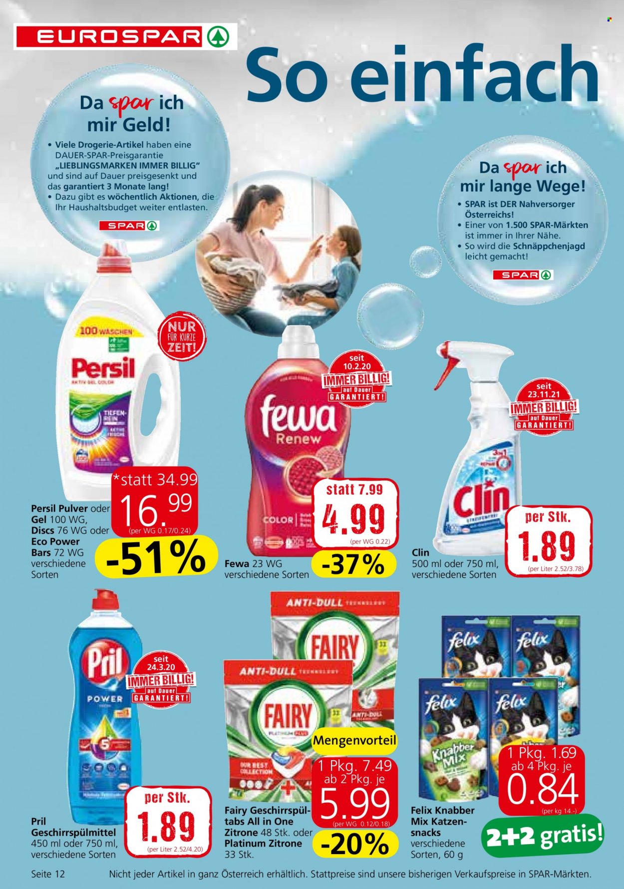 Angebote EUROSPAR - 25.8.2022 - 7.9.2022. Seite 12