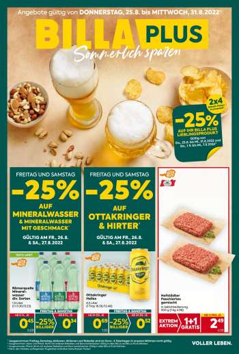 Angebote Billa Plus - 25.8.2022 - 31.8.2022.