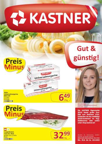 Angebote KASTNER - 29.8.2022 - 10.9.2022.