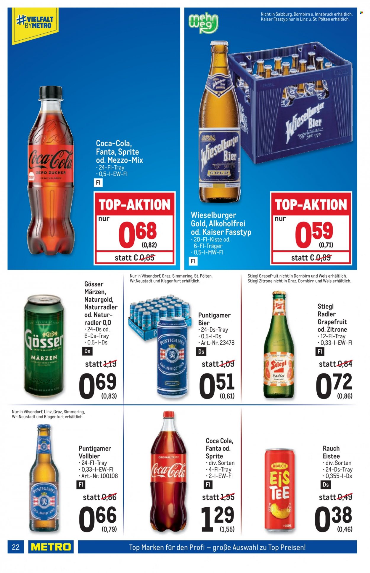 Angebote Metro - 1.9.2022 - 14.9.2022. Seite 22