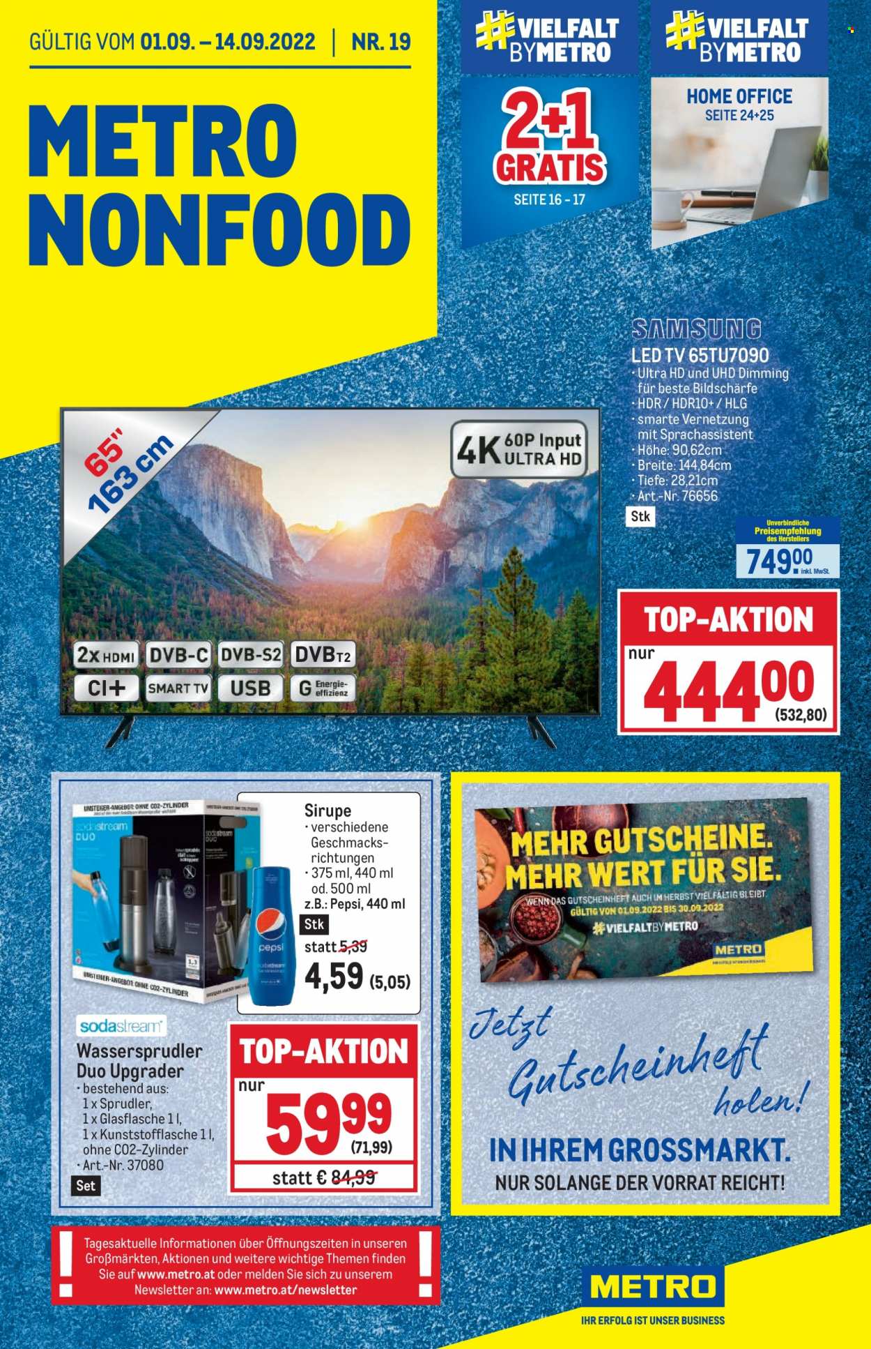 Angebote Metro - 1.9.2022 - 14.9.2022. Seite 1