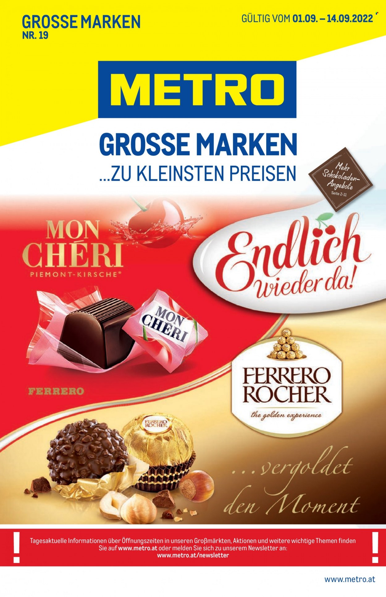 Angebote Metro - 1.9.2022 - 14.9.2022. Seite 1