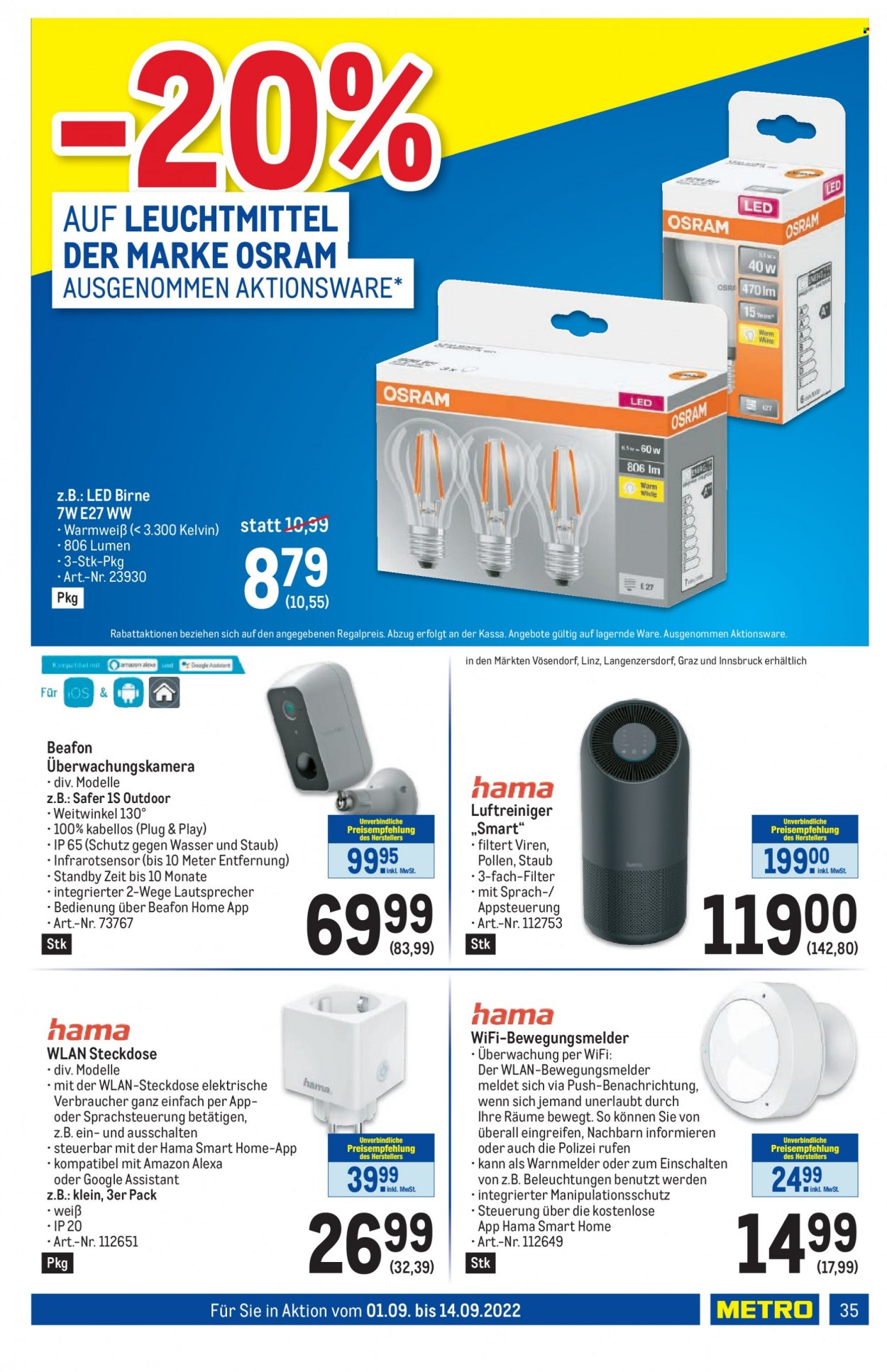 Angebote Metro - 1.9.2022 - 14.9.2022. Seite 35