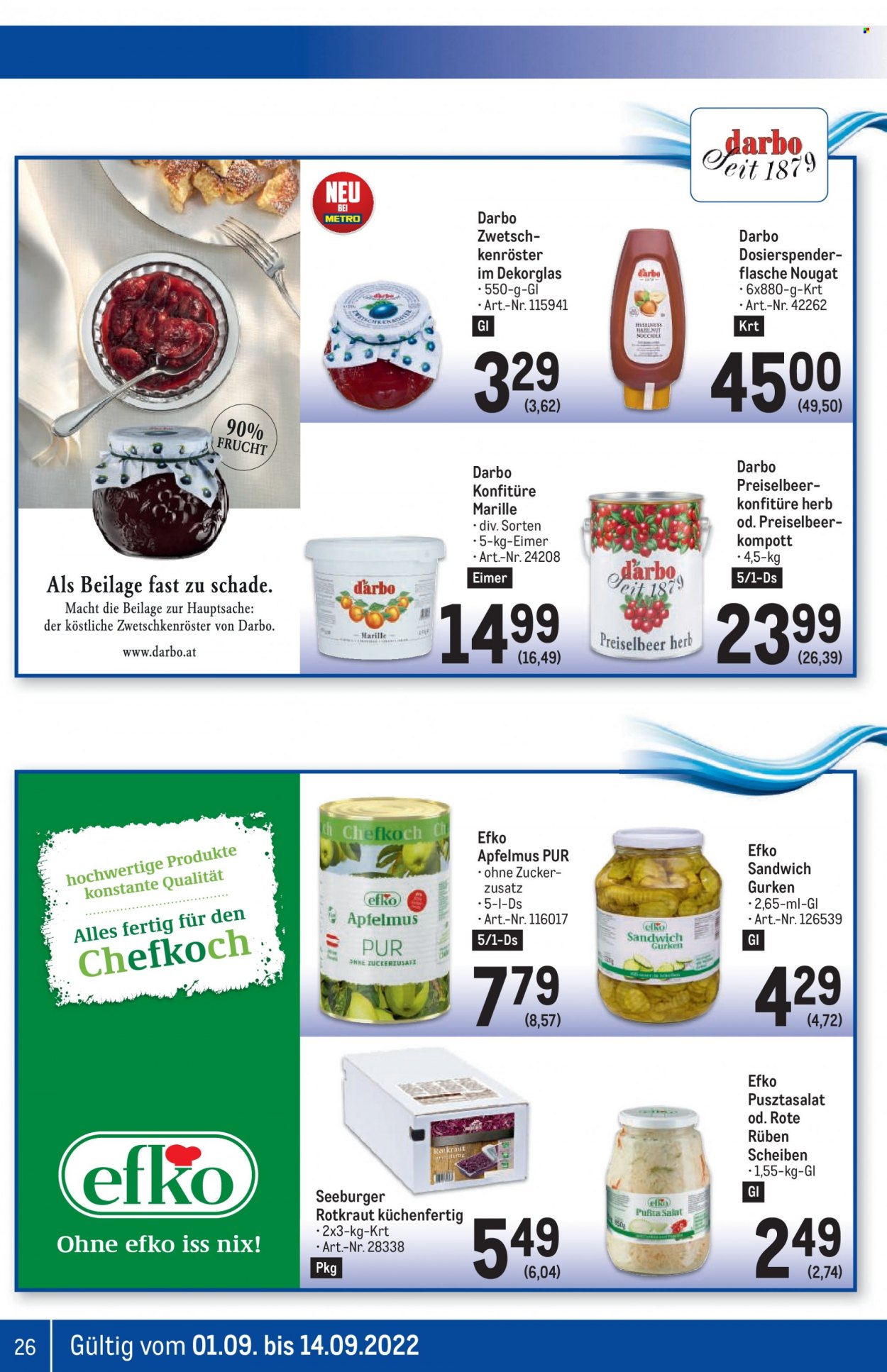 Angebote Metro - 1.9.2022 - 14.9.2022. Seite 26
