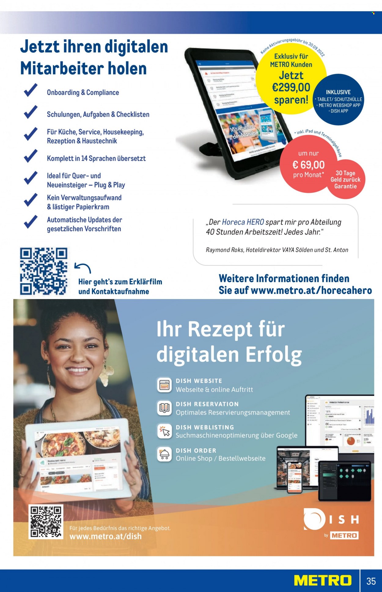 Angebote Metro - 1.9.2022 - 14.9.2022. Seite 35