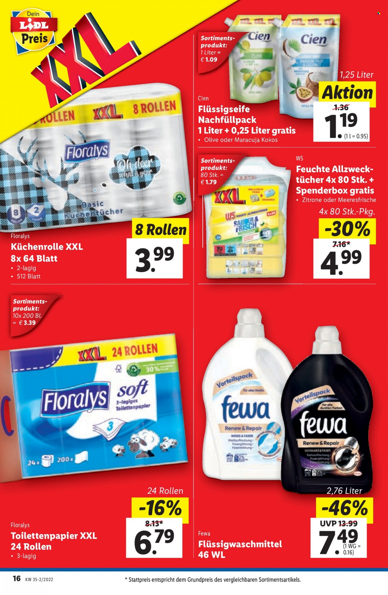 Angebote Lidl - 1.9.2022 - 7.9.2022. Seite 16