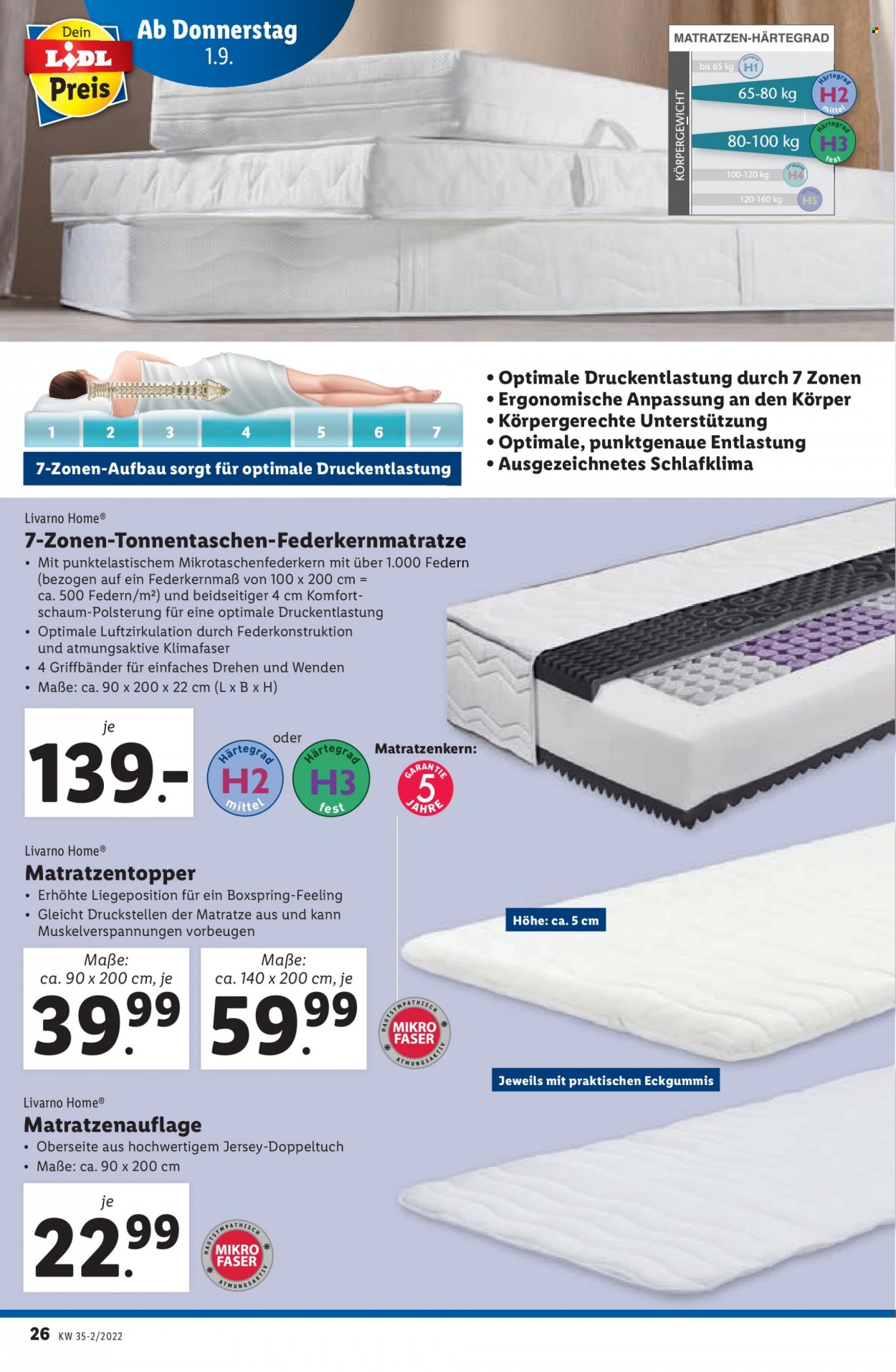 Angebote Lidl - 1.9.2022 - 7.9.2022. Seite 26