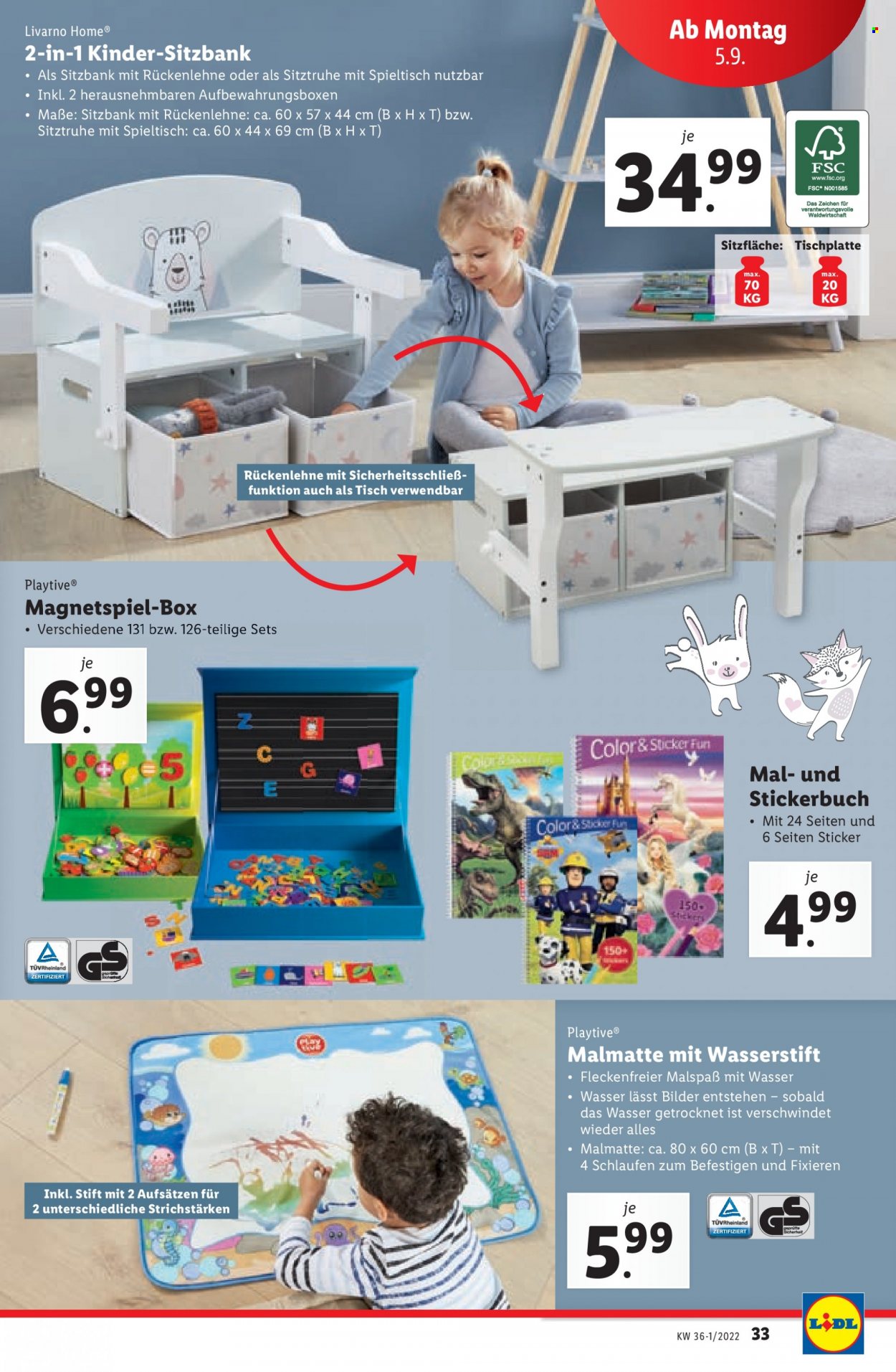 Angebote Lidl - 1.9.2022 - 7.9.2022. Seite 33