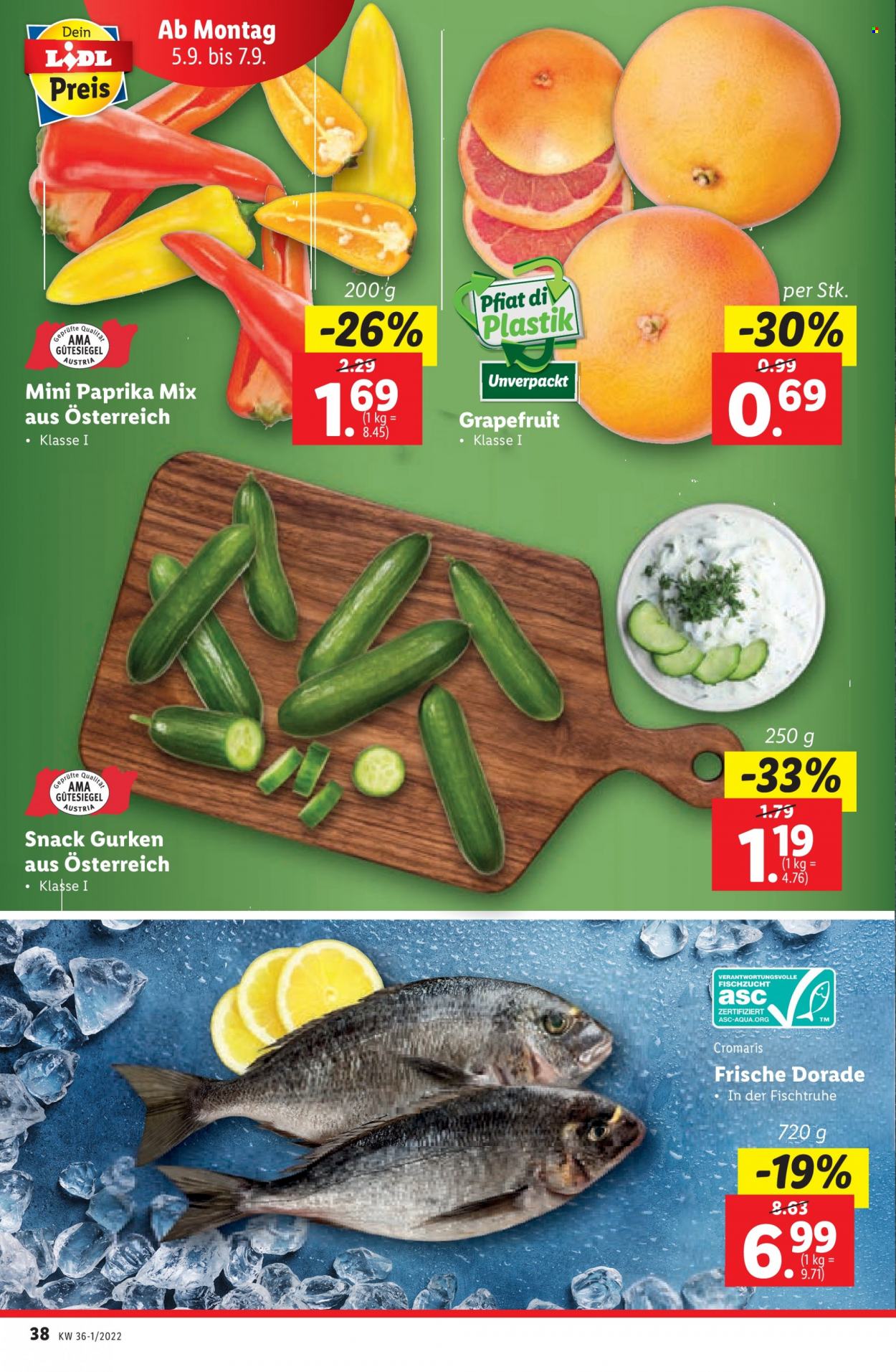 Angebote Lidl - 1.9.2022 - 7.9.2022. Seite 38