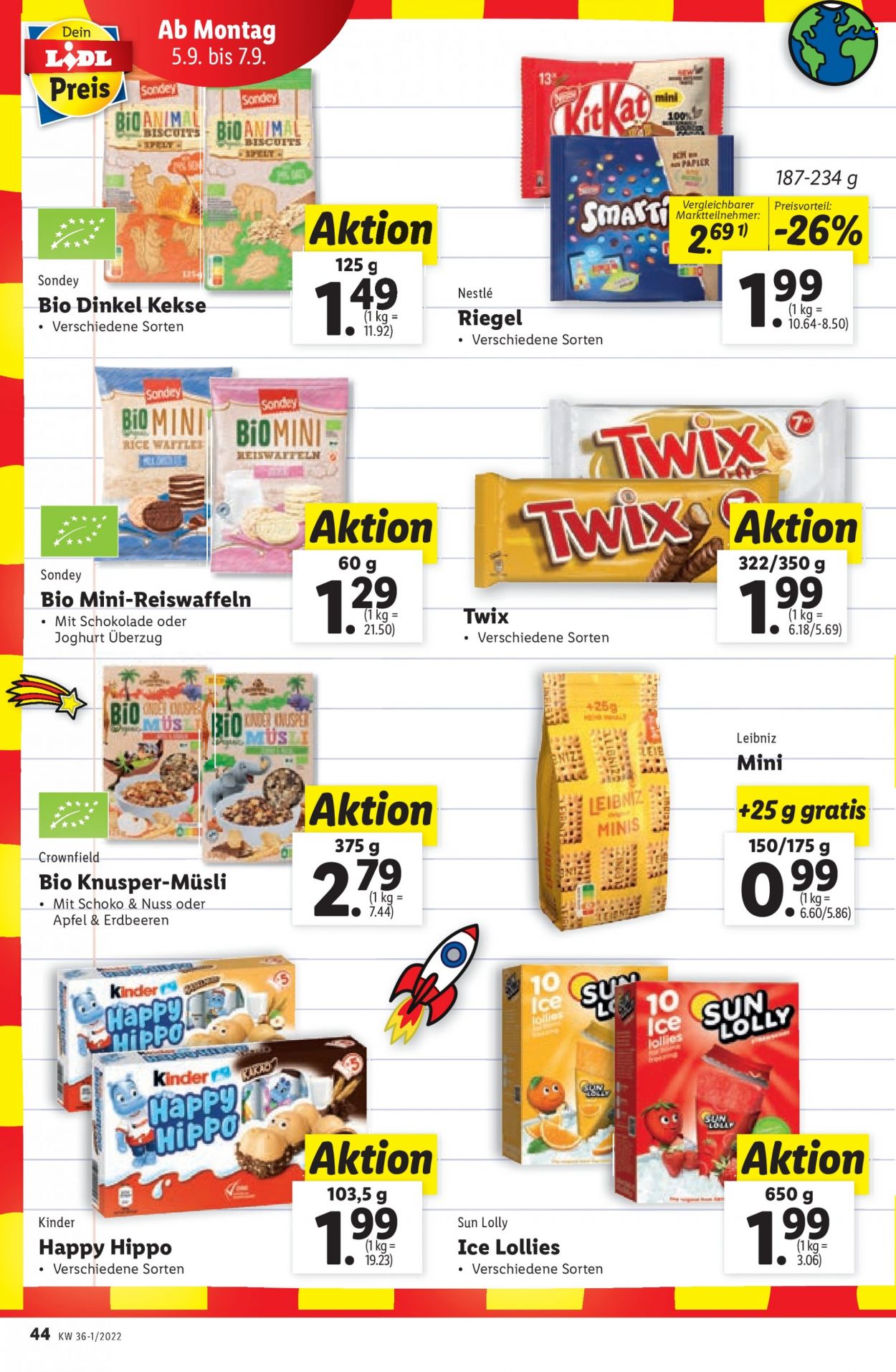 Angebote Lidl - 1.9.2022 - 7.9.2022. Seite 44