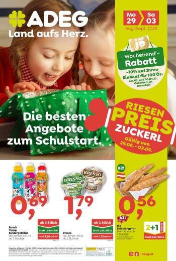 Angebote ADEG - 29.8.2022 - 3.9.2022.
