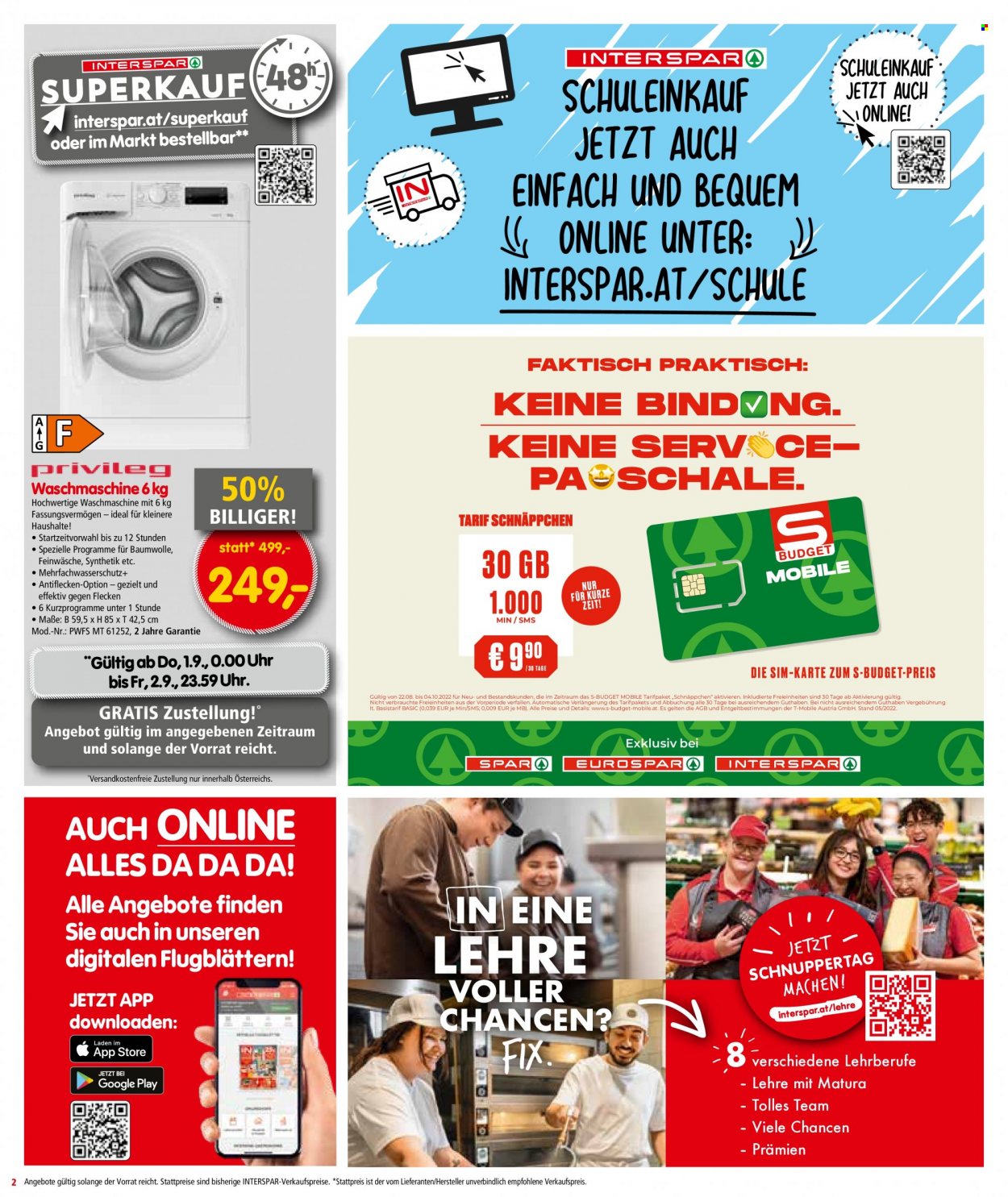 Angebote INTERSPAR - 1.9.2022 - 7.9.2022. Seite 2