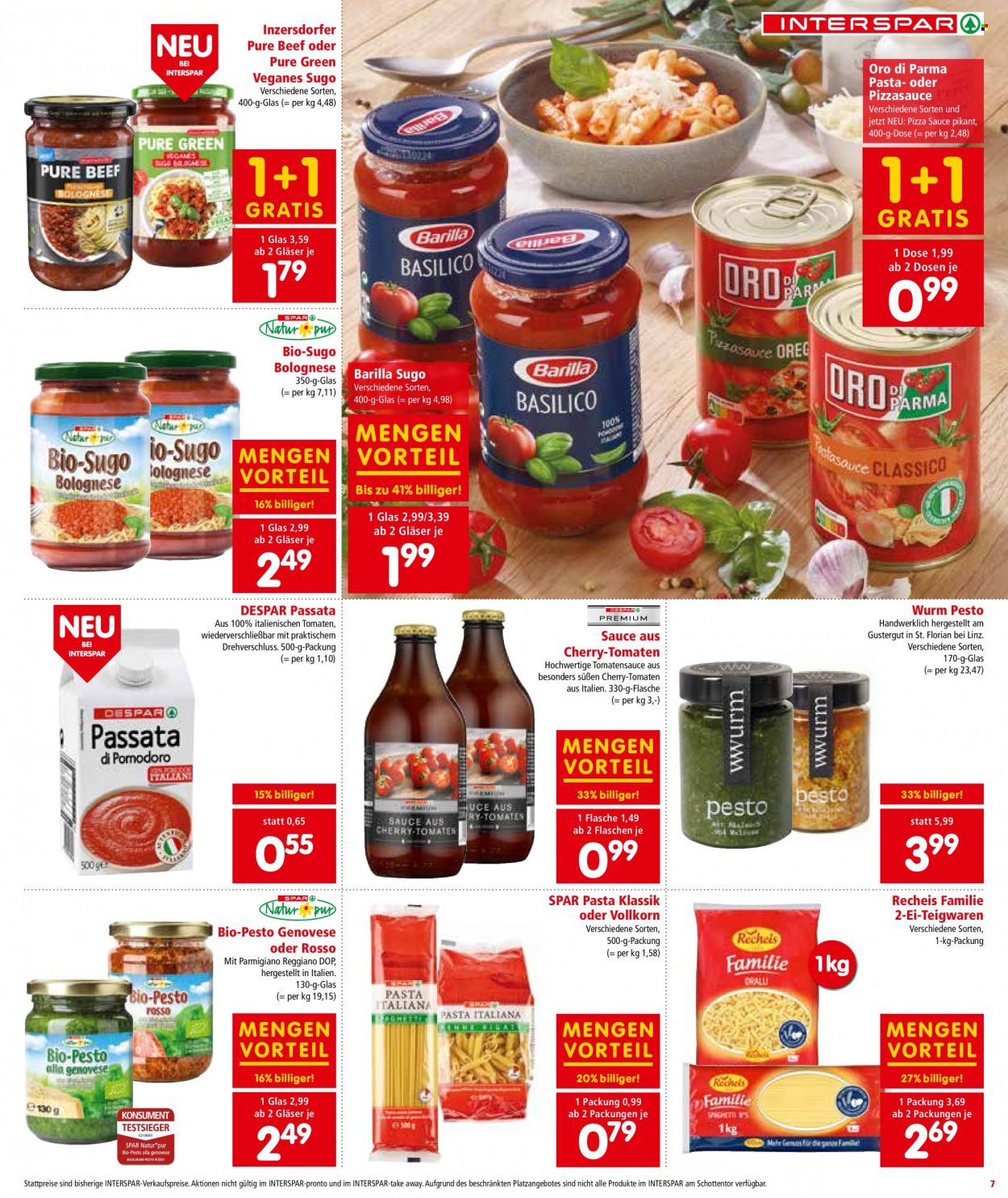 Angebote INTERSPAR - 1.9.2022 - 7.9.2022. Seite 7