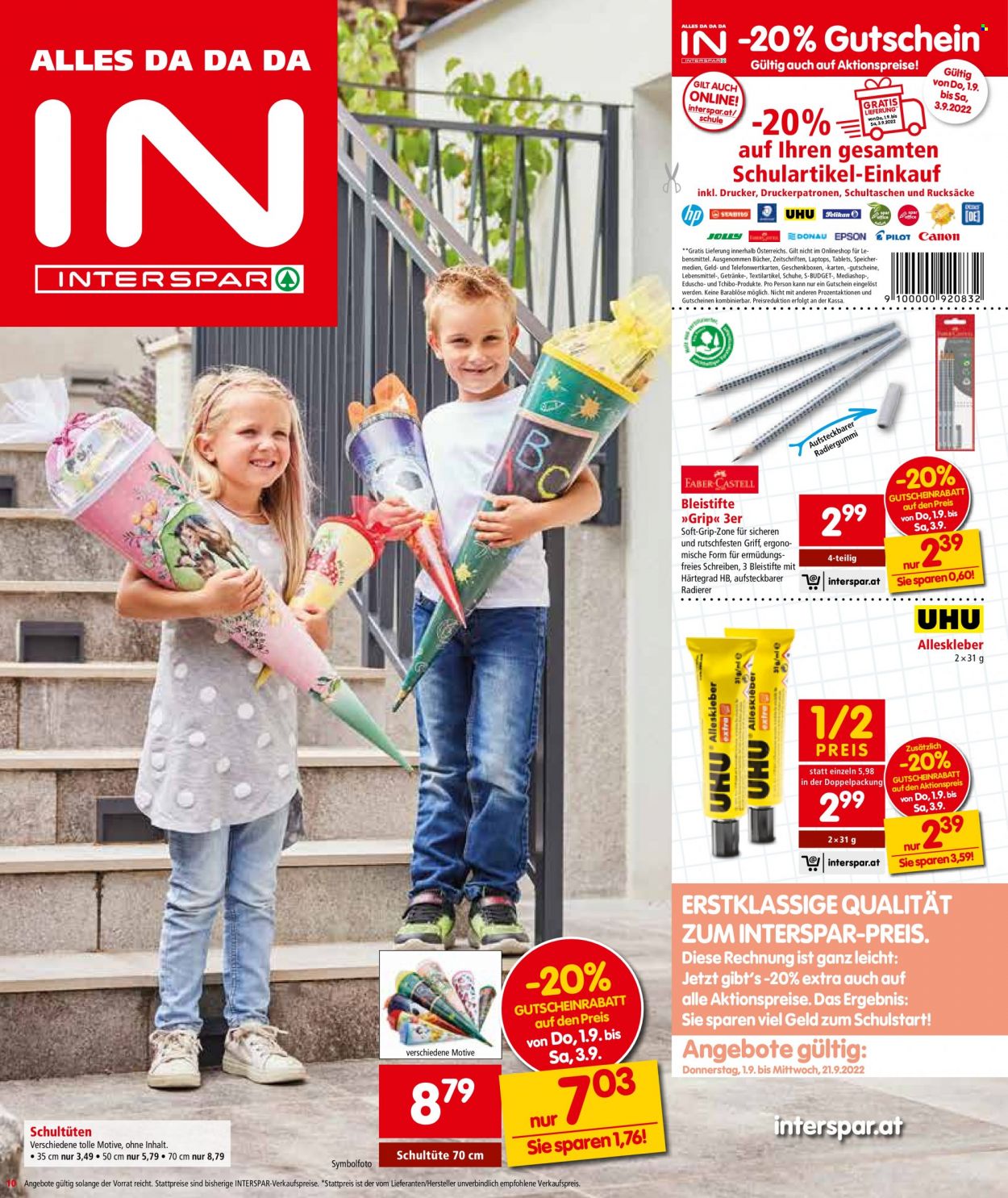 Angebote INTERSPAR - 1.9.2022 - 7.9.2022. Seite 10