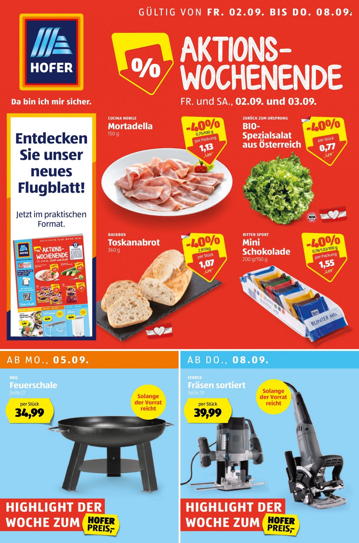 Angebote Hofer - 2.9.2022 - 8.9.2022. Seite 1