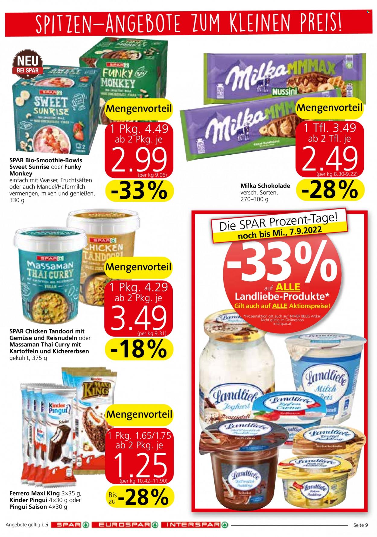 Angebote SPAR - 1.9.2022 - 7.9.2022. Seite 9