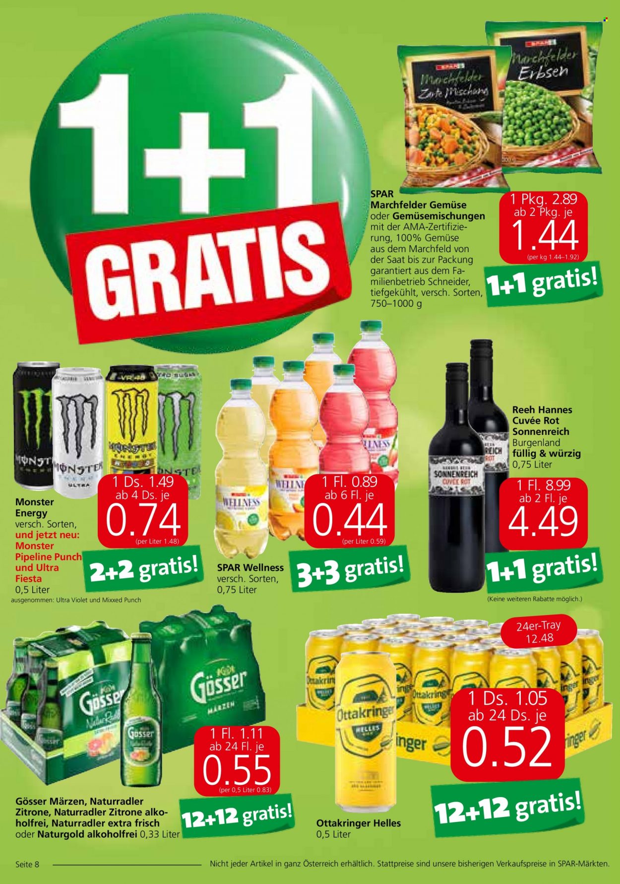Angebote EUROSPAR - 1.9.2022 - 7.9.2022. Seite 8