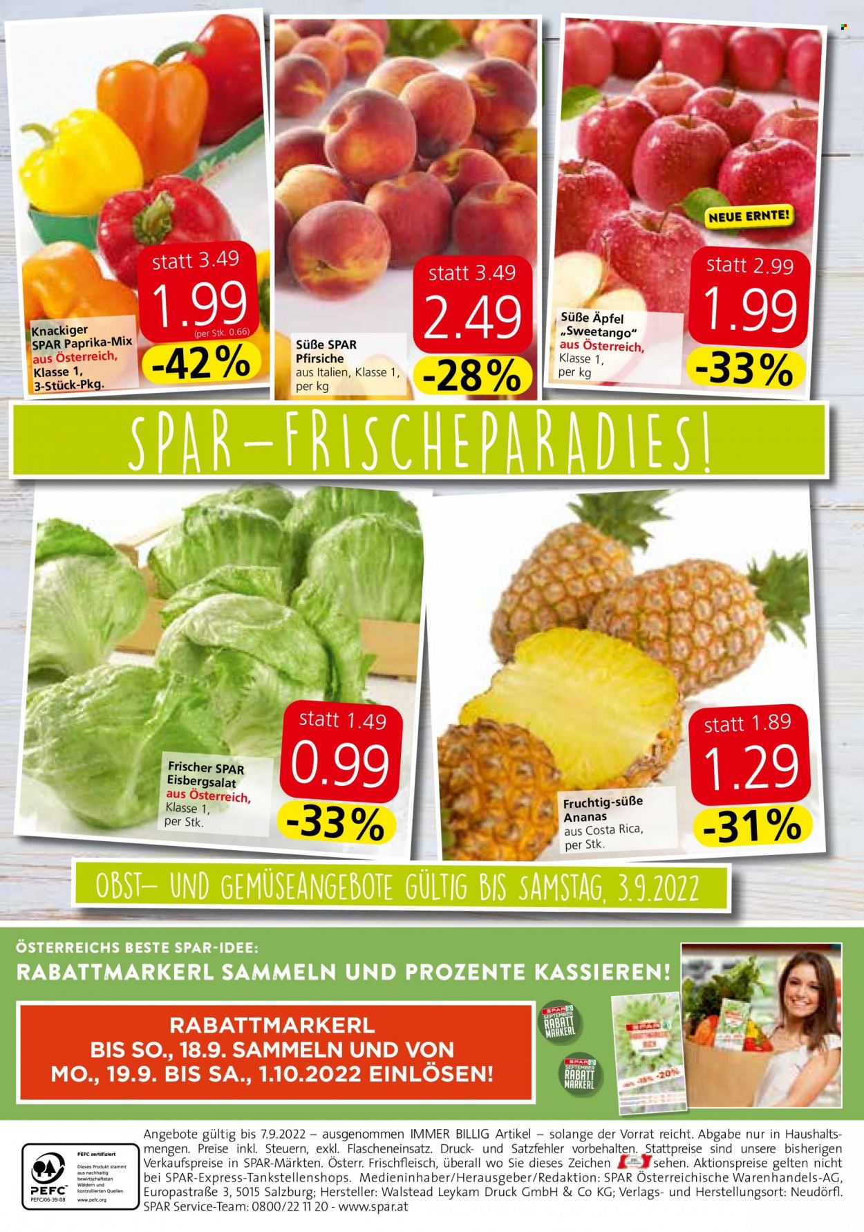 Angebote EUROSPAR - 1.9.2022 - 7.9.2022. Seite 12