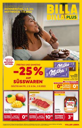 Angebote Billa - 1.9.2022 - 7.9.2022.