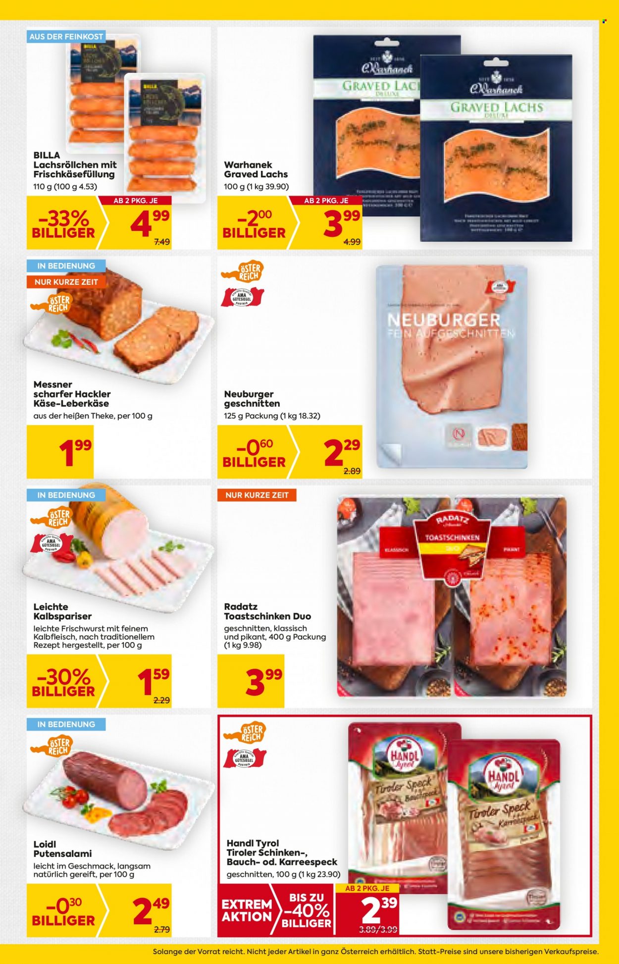 Angebote Billa - 1.9.2022 - 7.9.2022. Seite 9