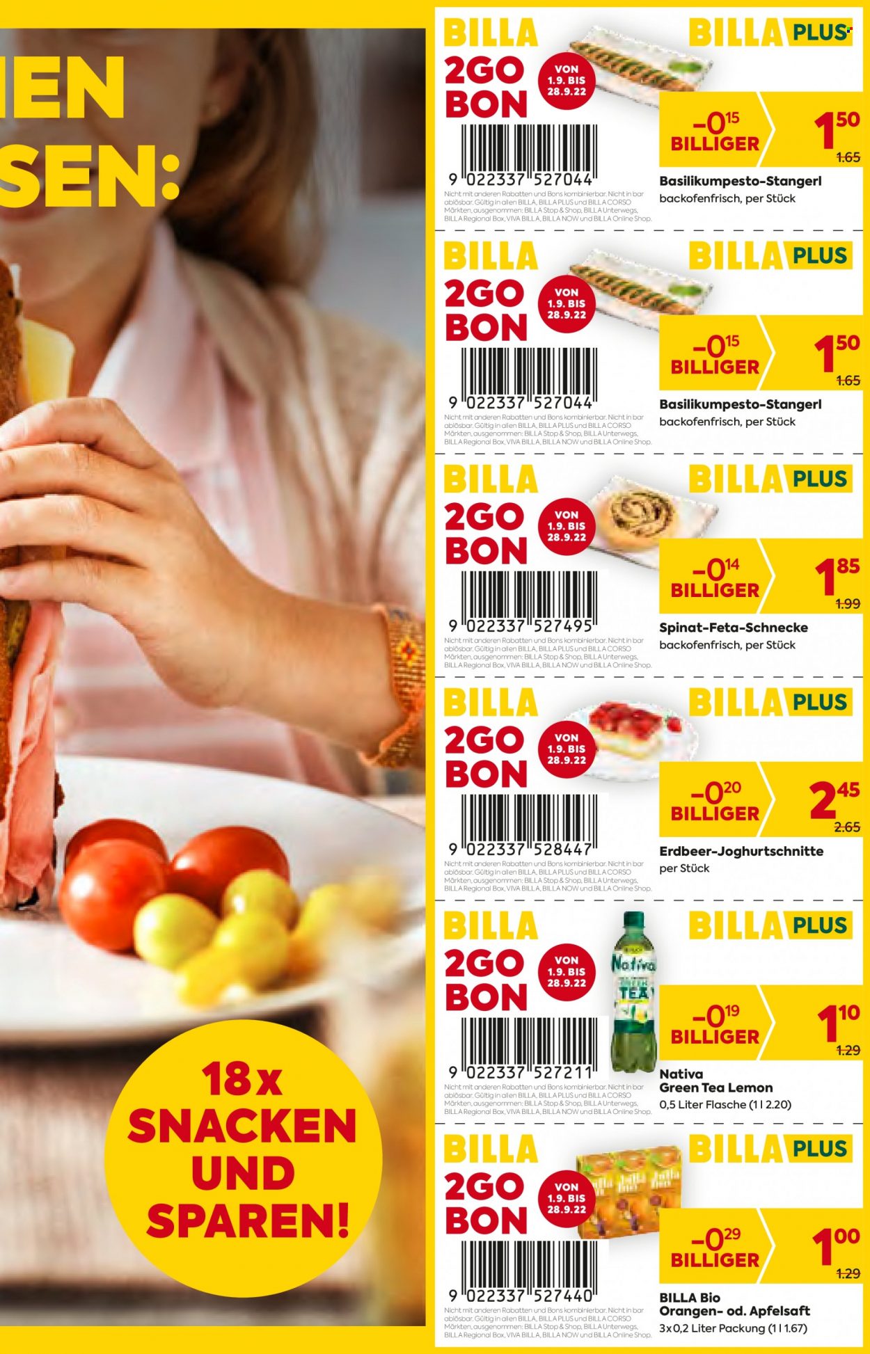 Angebote Billa - 1.9.2022 - 7.9.2022. Seite 13