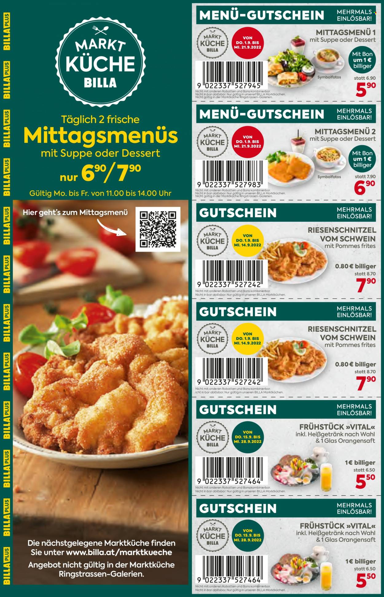 Angebote Billa - 1.9.2022 - 7.9.2022. Seite 14