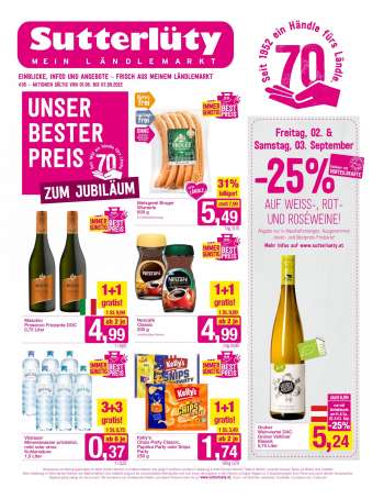 Angebote Sutterlüty - 1.9.2022 - 7.10.2022.