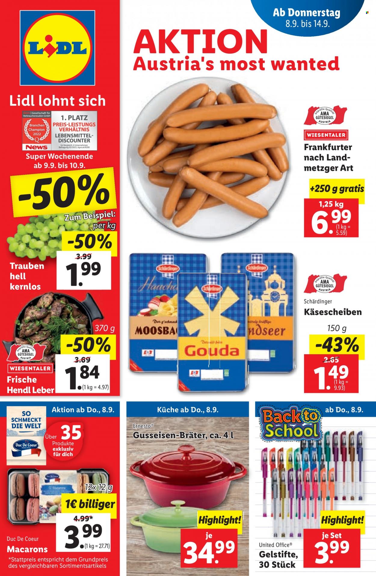 Angebote Lidl - 8.9.2022 - 14.9.2022. Seite 1