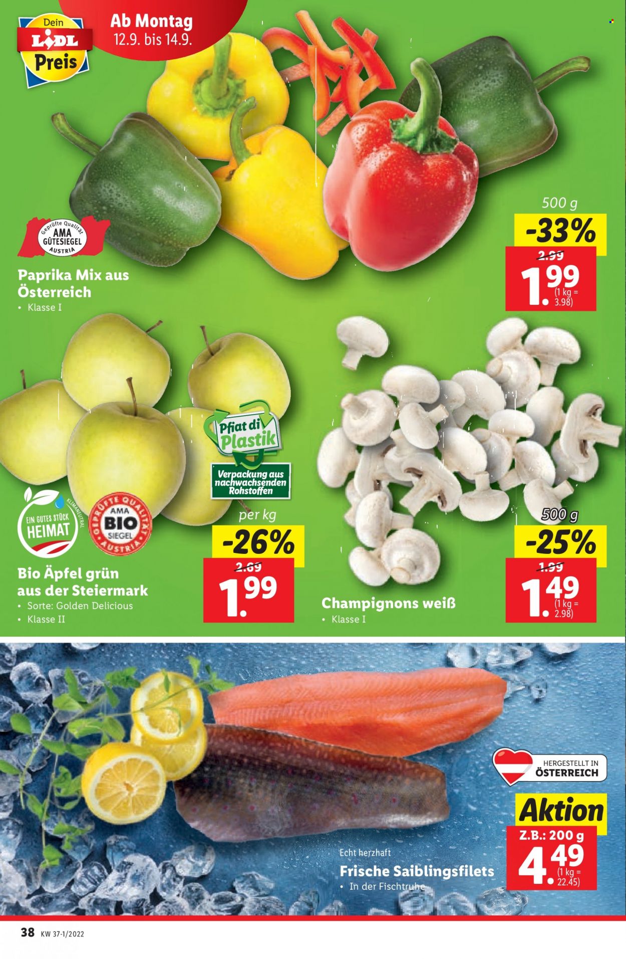 Angebote Lidl - 8.9.2022 - 14.9.2022. Seite 38