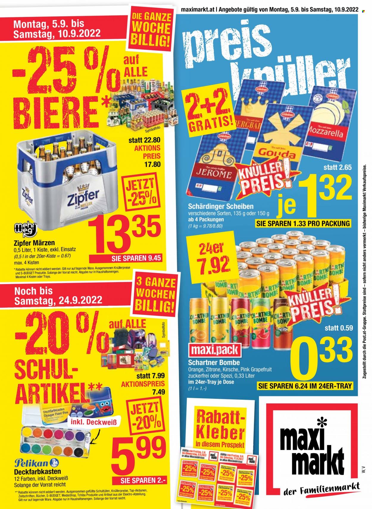 Angebote Maximarkt - 5.9.2022 - 10.9.2022. Seite 1