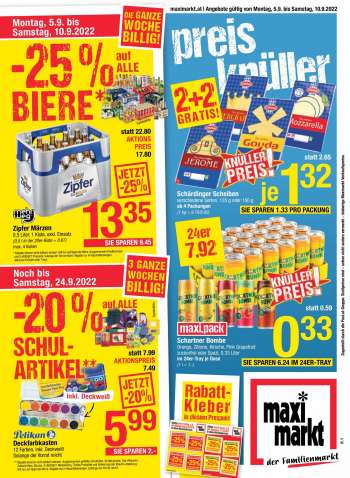 Angebote Maximarkt - 5.9.2022 - 10.9.2022.