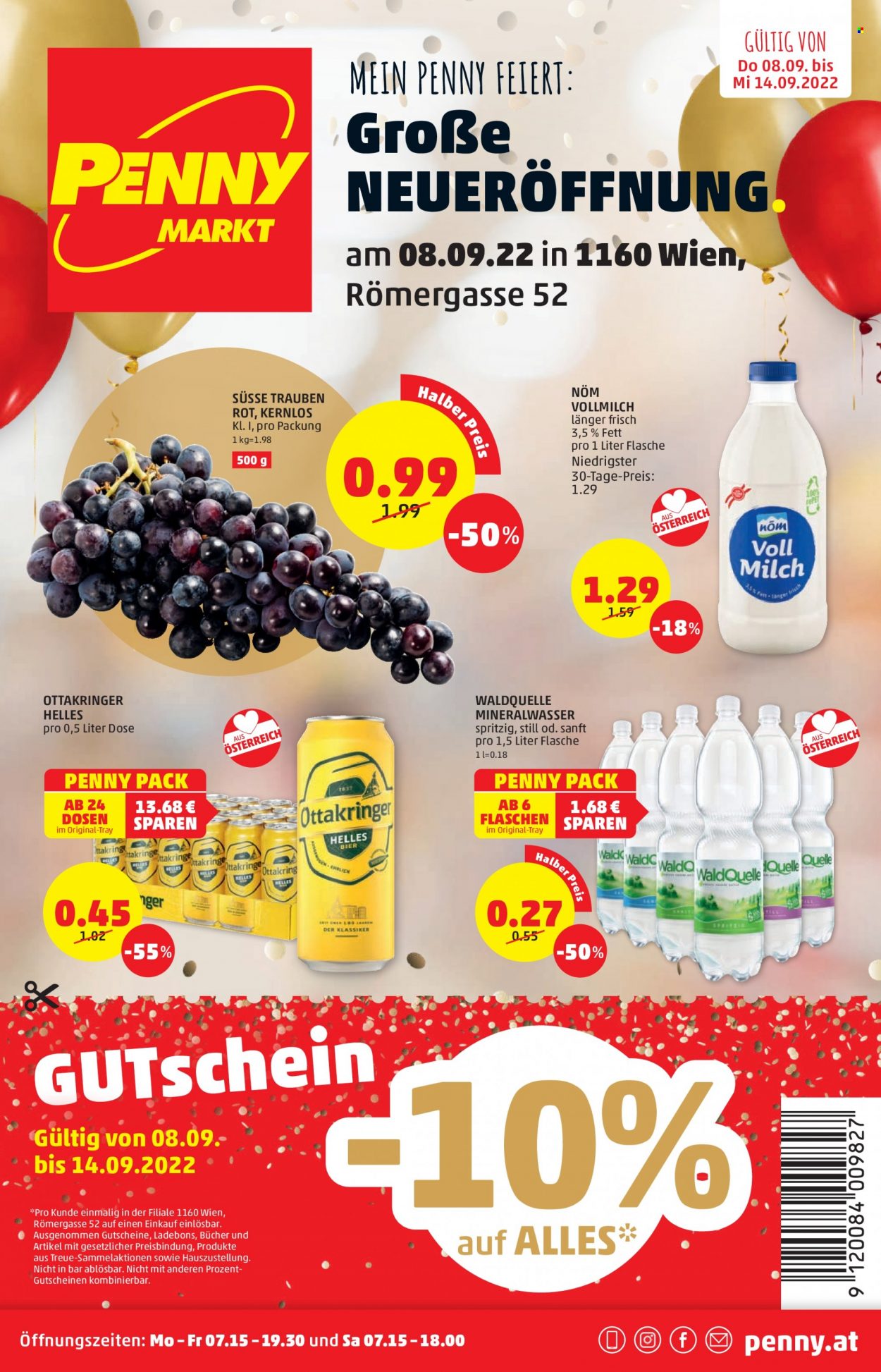 Angebote Penny - 8.9.2022 - 14.9.2022. Seite 1
